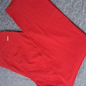 Elegant Red Women's Pants